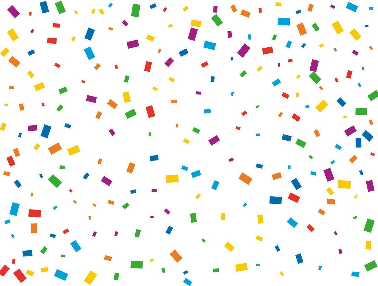 vakantie rechthoekig confetti. licht regenboog schitteren confetti achtergrond. gekleurde feestelijk textuur. vector