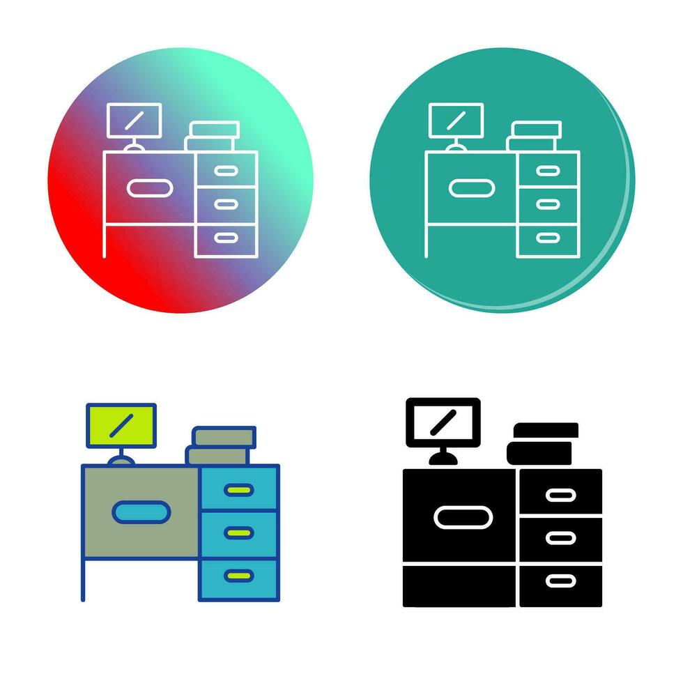 bureau vector pictogram