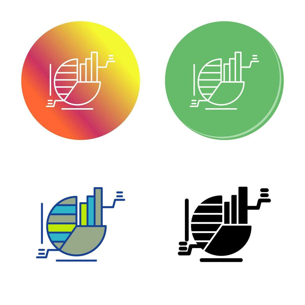 cirkeldiagram vector pictogram