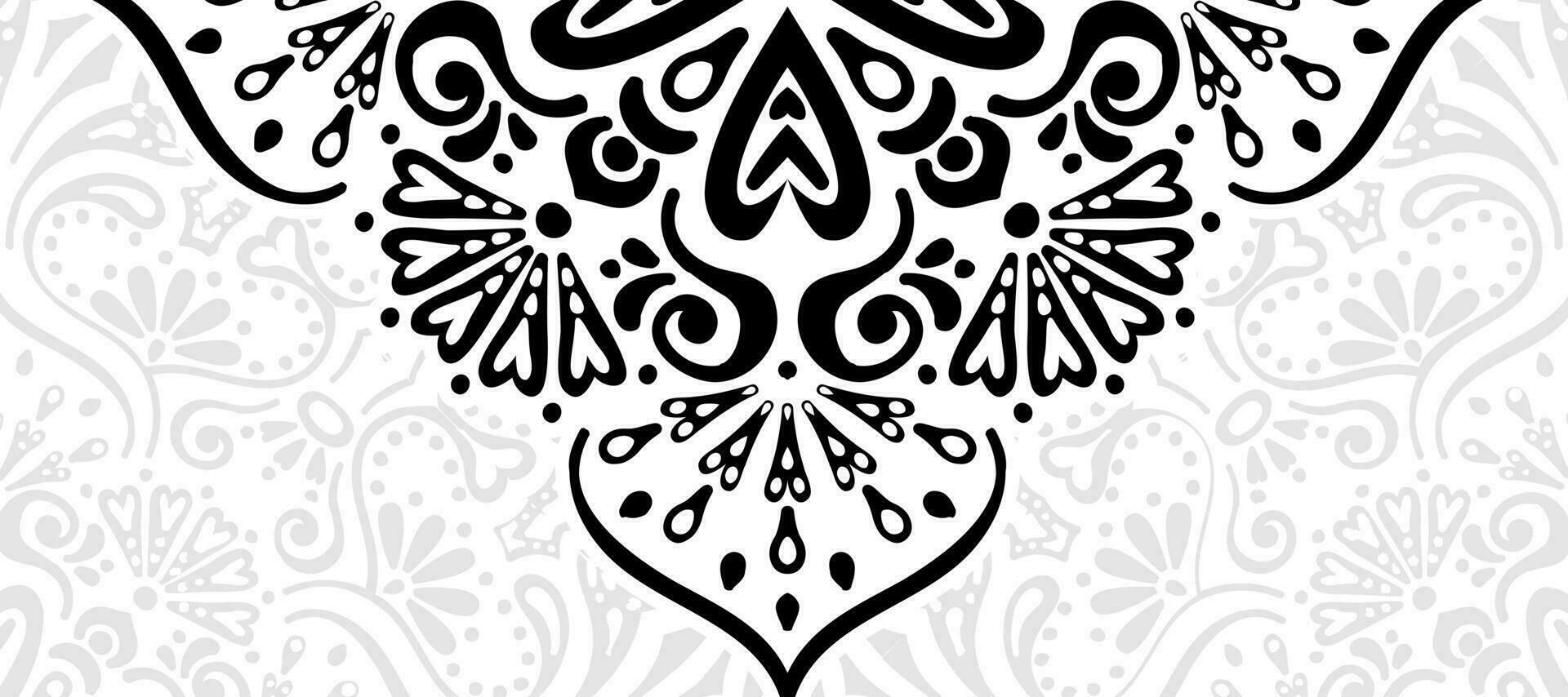 abstract paisley decoratief patroon achtergrond behang vector