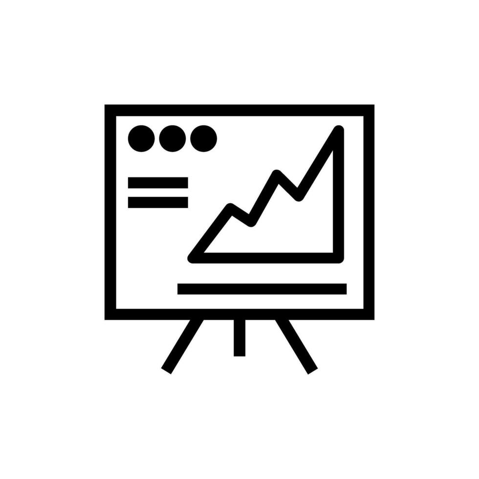 bedrijf analytics icoon vector. gegevens analyse illustratie teken. gegevens wetenschap symbool. winst diagram logo. vector