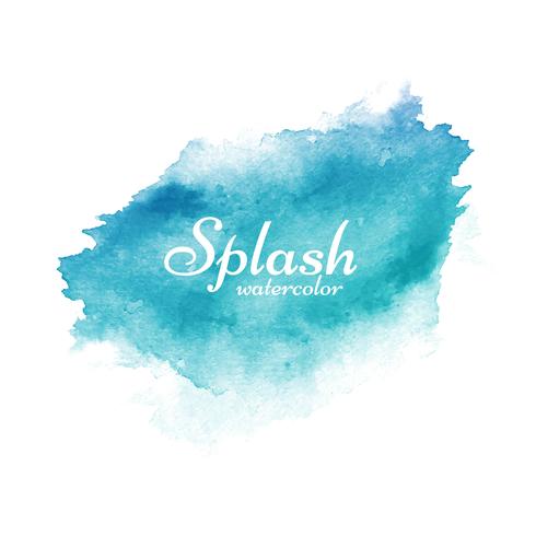 Stijlvolle kleurrijke aquarel splash ontwerp vector
