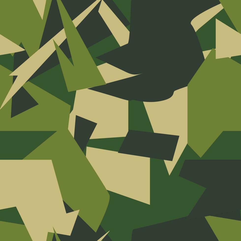 meetkundig camouflage naadloos patroon. abstract modern leger stedelijk textuur. voorraad vector illustraties.