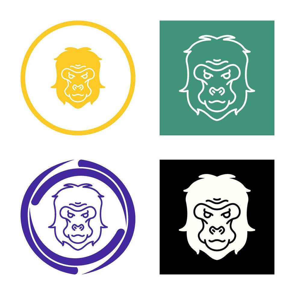 gorilla vector icoon