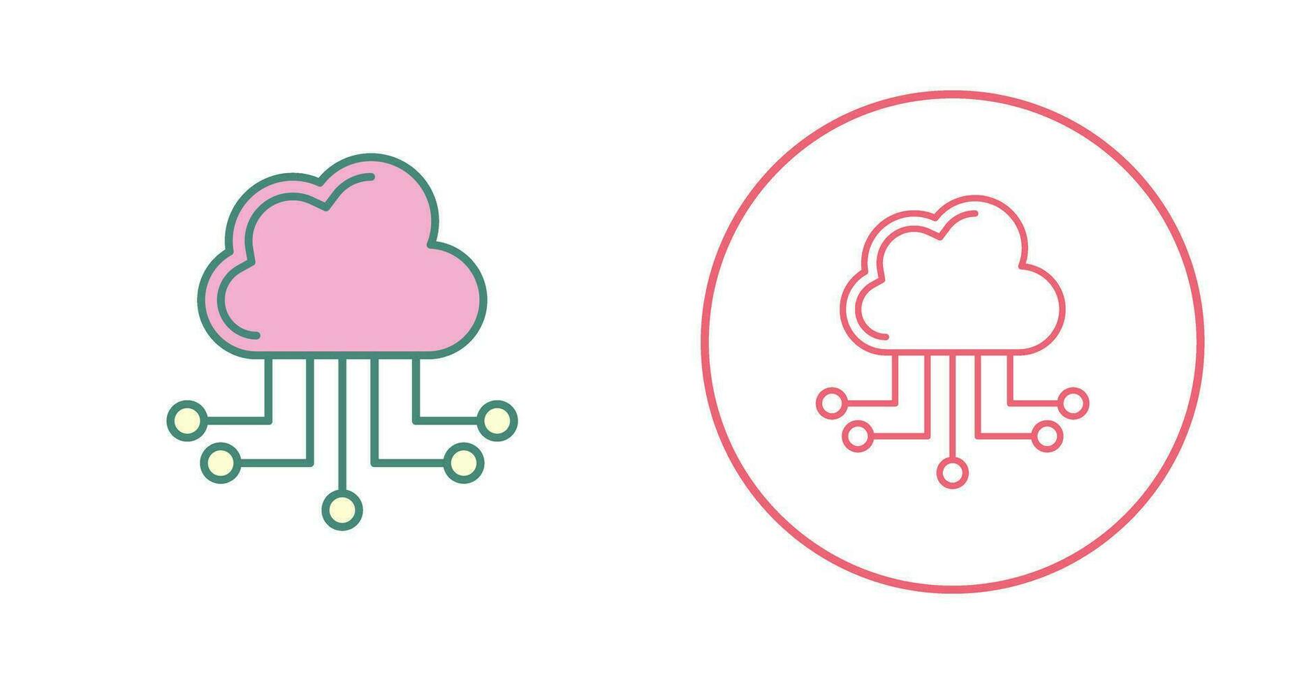 cloud computing vector icon