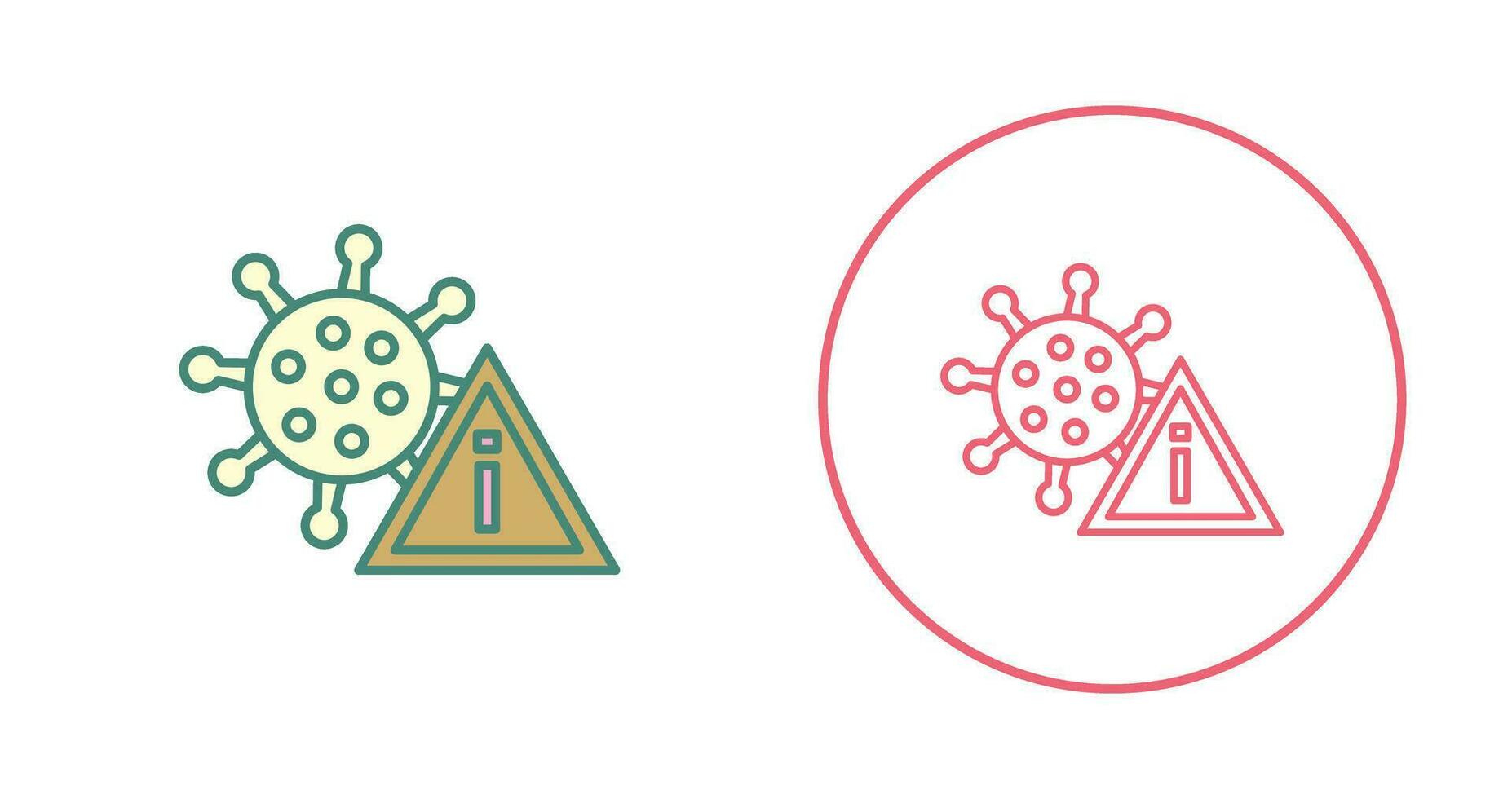 coronavirus vector pictogram