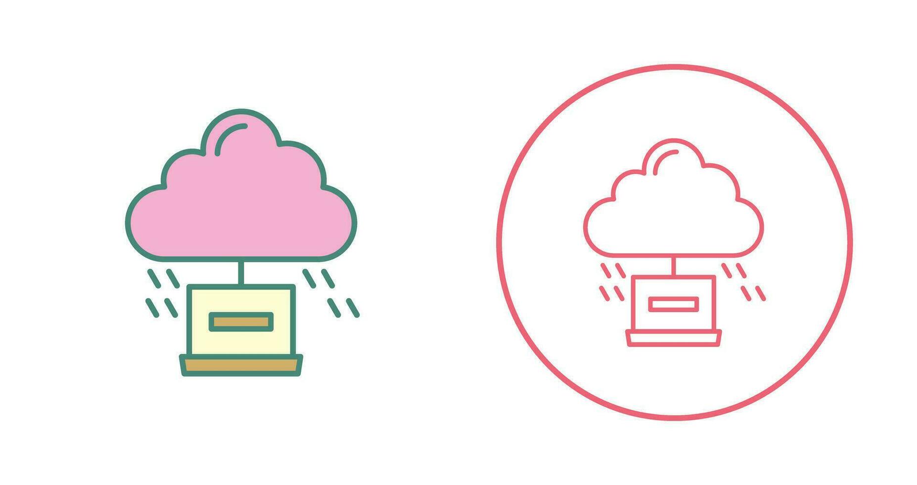 cloud computing vector icon