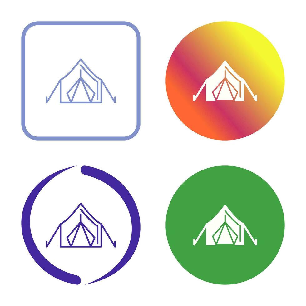 tent vector pictogram