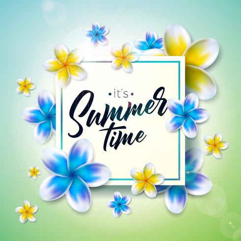 &quot;It&#39;s Summer Time&quot; illustratie vector