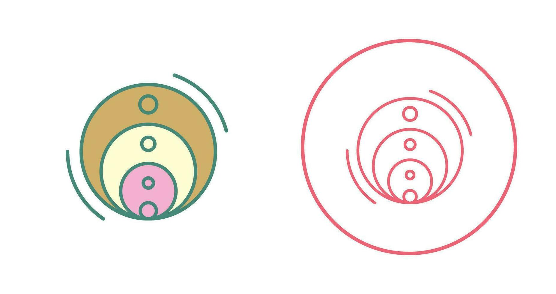 venn diagram vector icoon