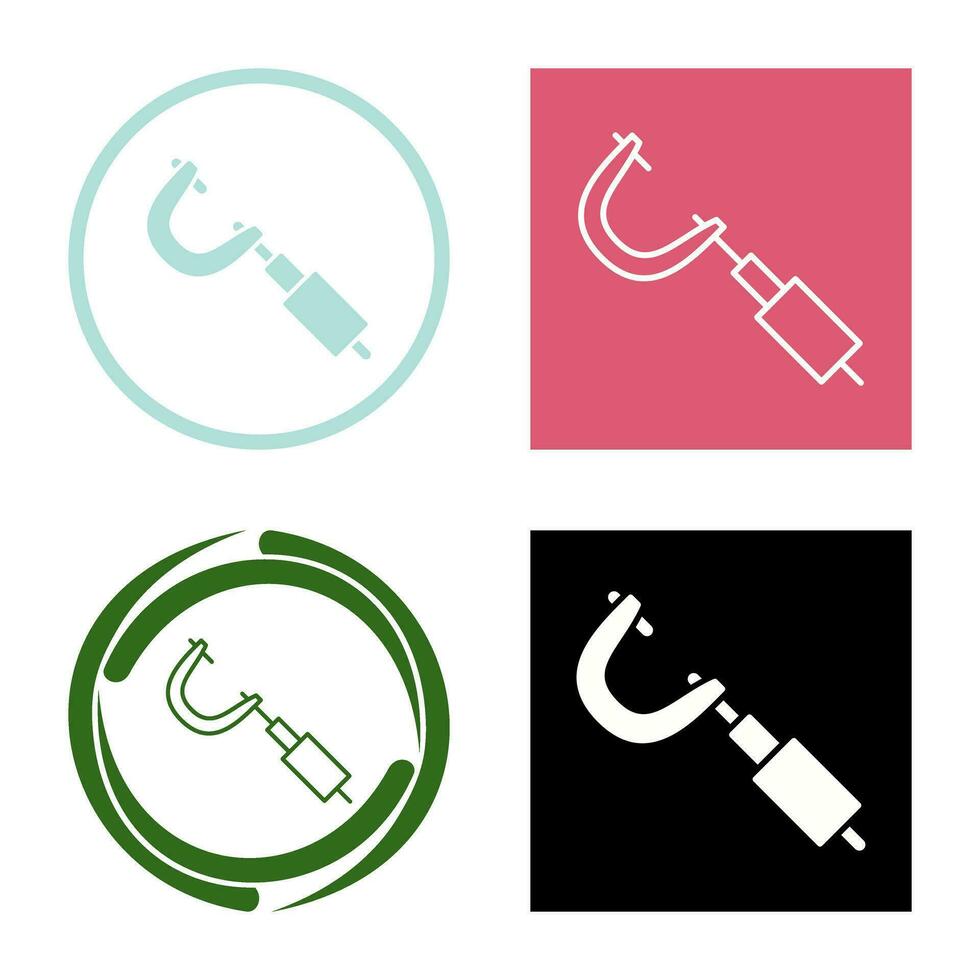 micrometer vector icoon
