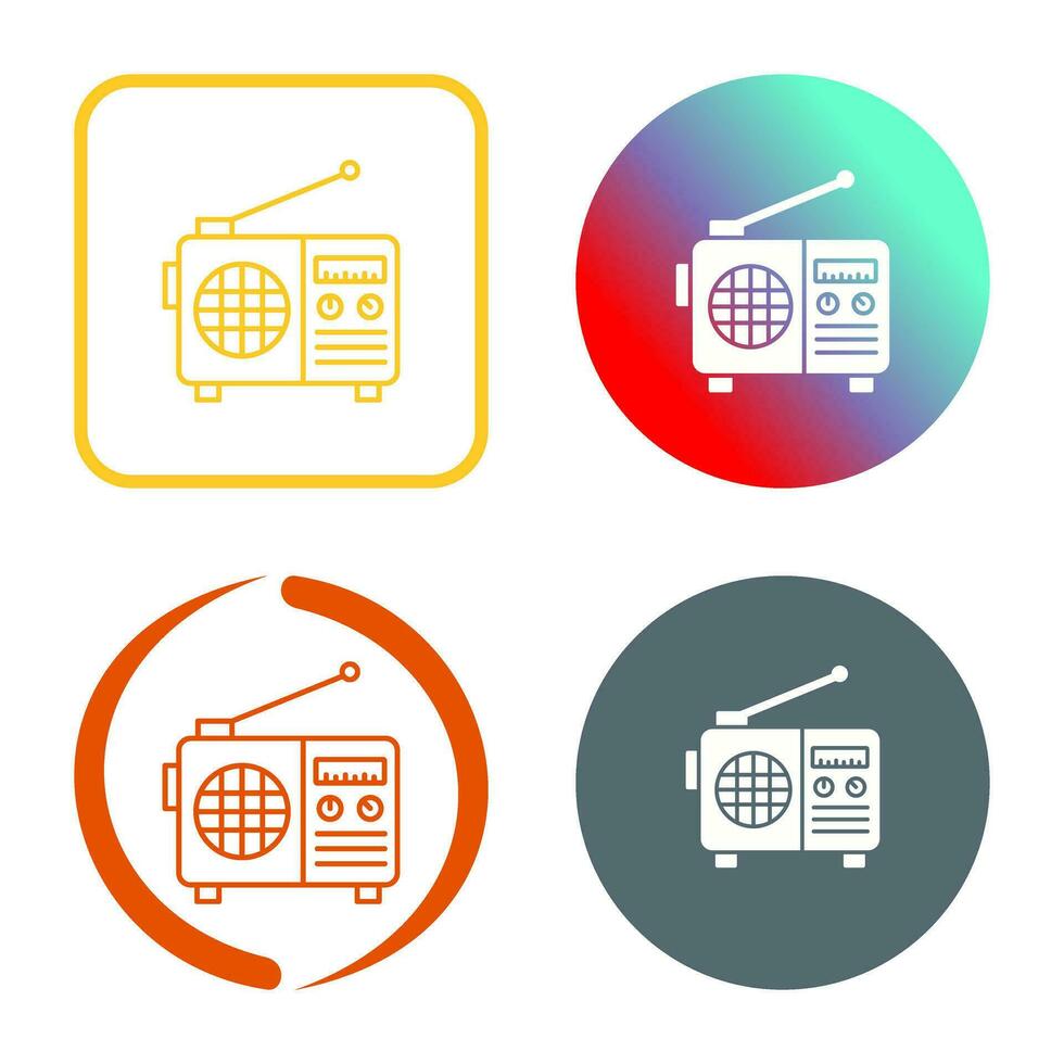 radio vector pictogram