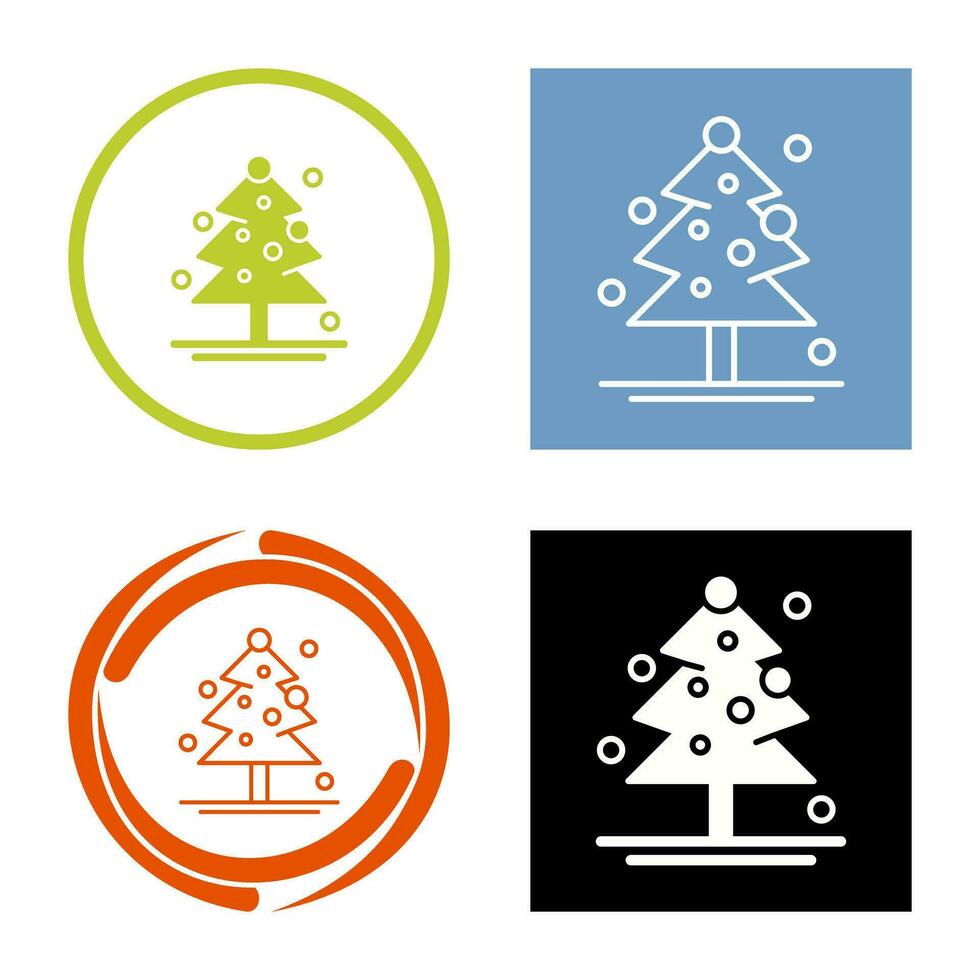 kerstboom vector pictogram