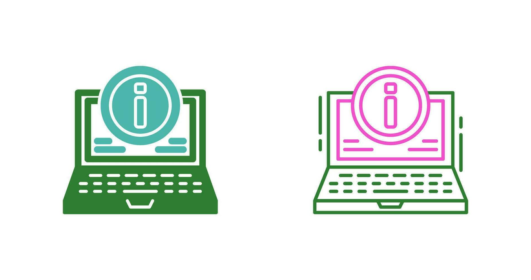 laptop vector pictogram