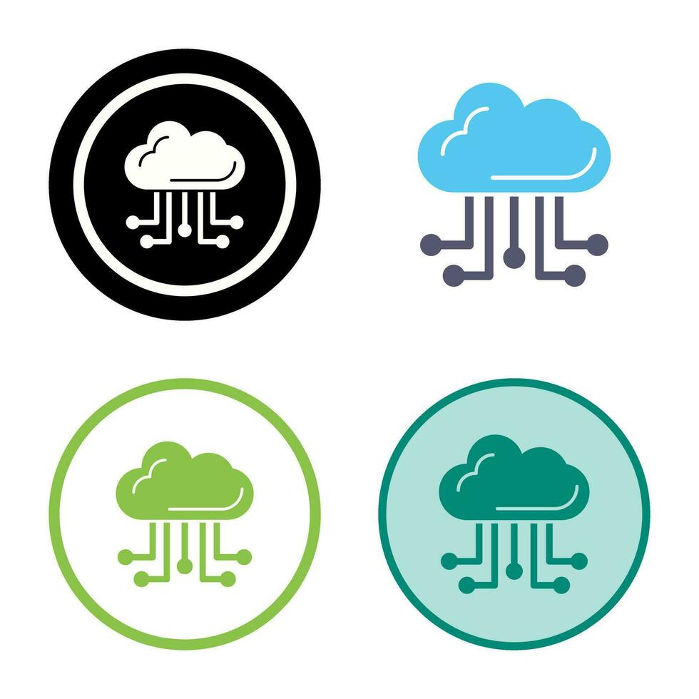 cloud computing vector icon