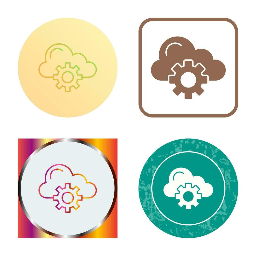 cloud computing vector icon