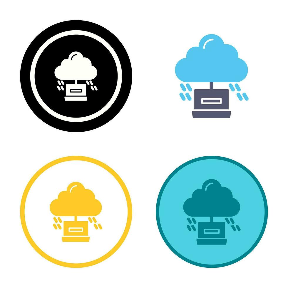 cloud computing vector icon