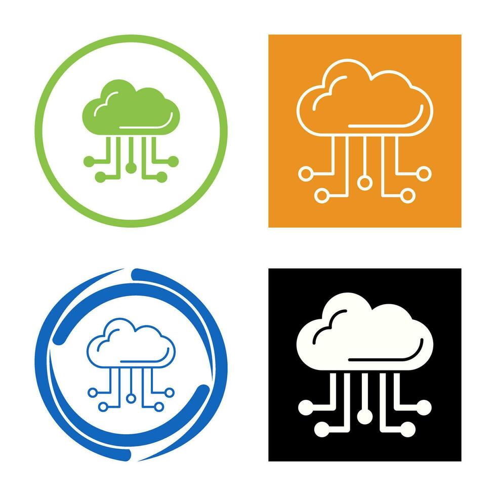 cloud computing vector icon