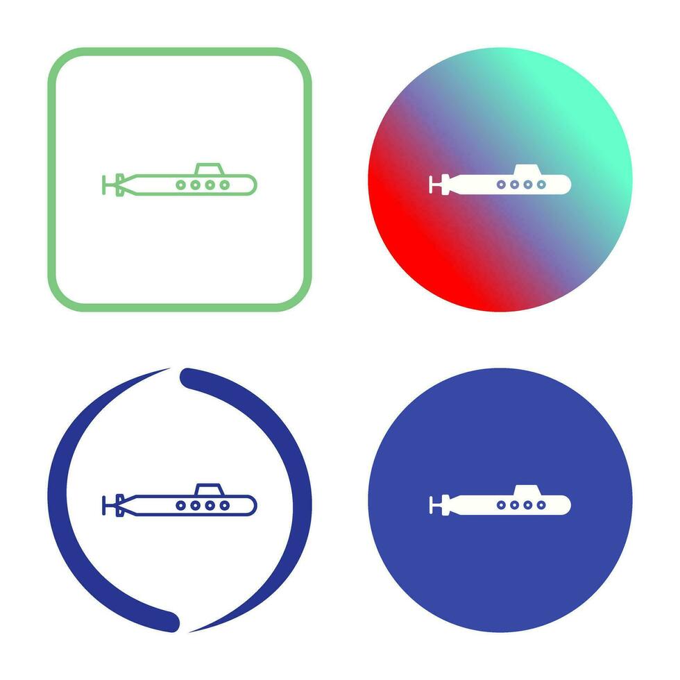 onderzeeër vector pictogram