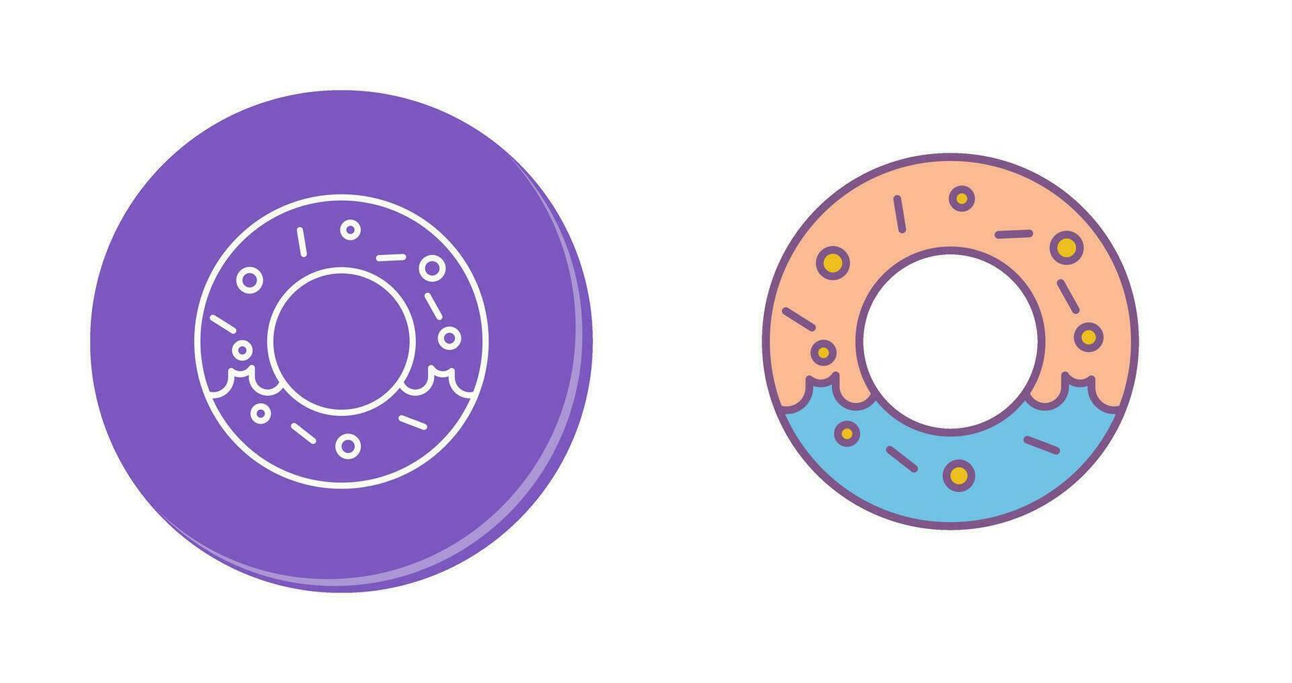 donut vector icoon