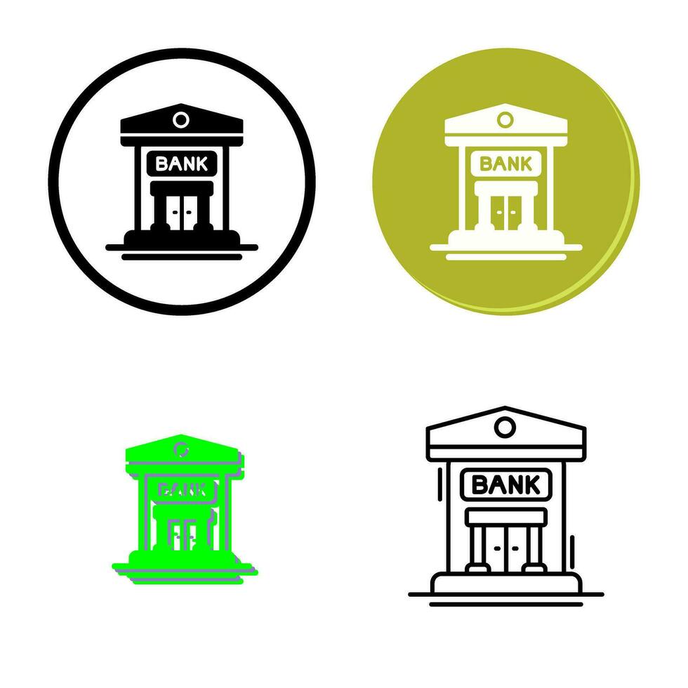 bank vector pictogram