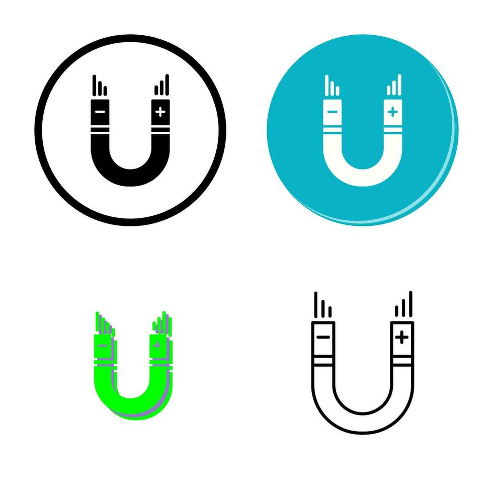 magneet vector pictogram