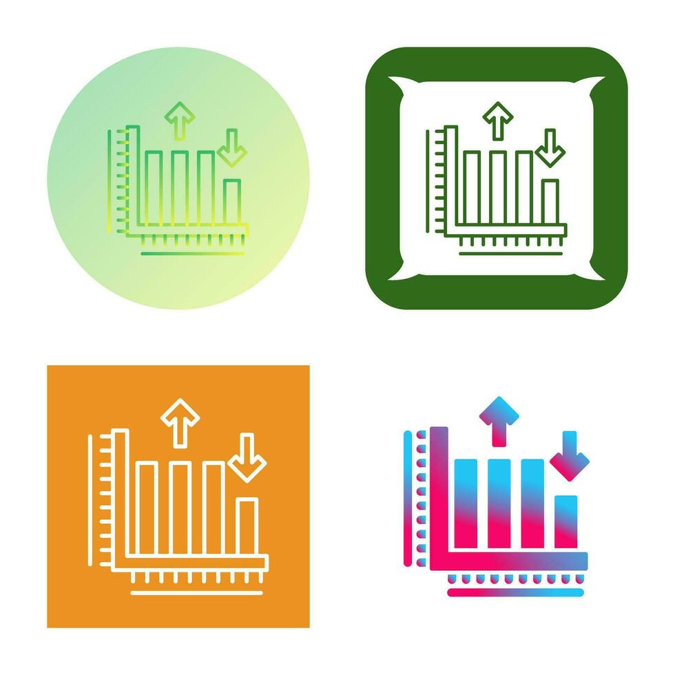 bar diagram vector icoon