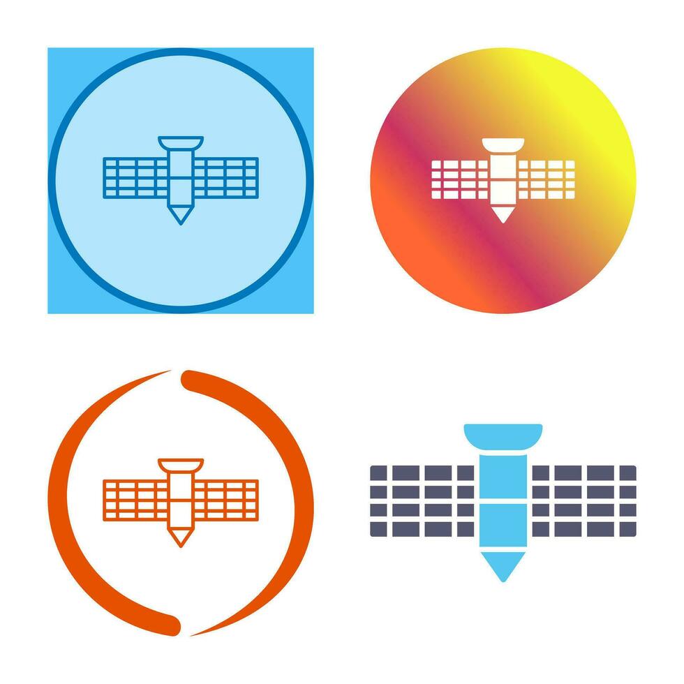 satelliet vector pictogram