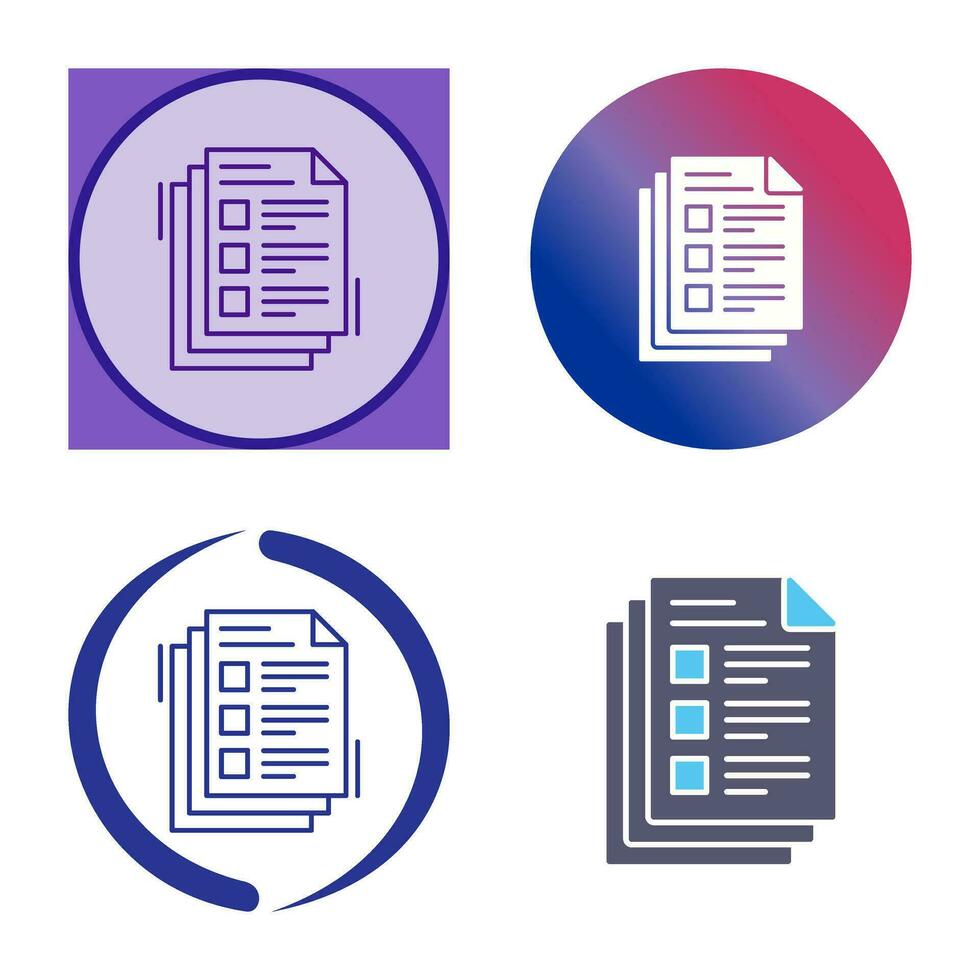 notities vector pictogram