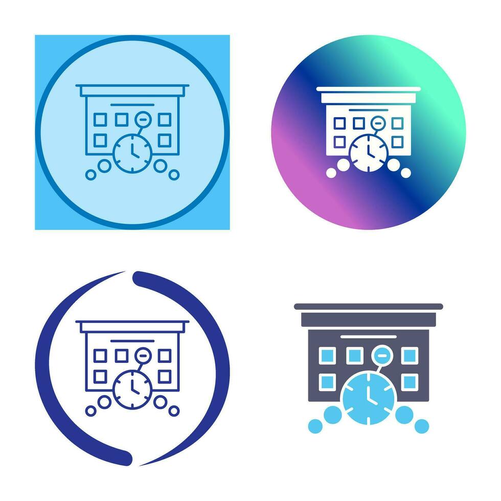 deadline vector pictogram