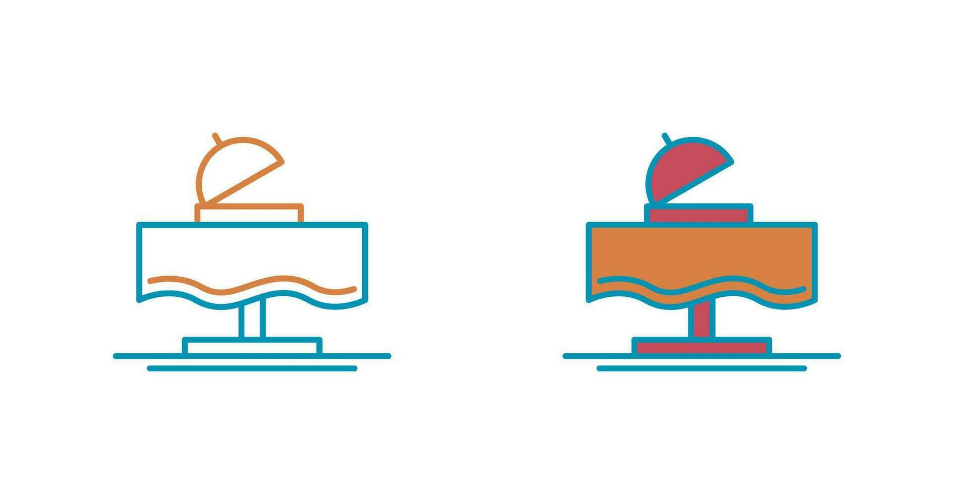 bruiloft diner vector icon