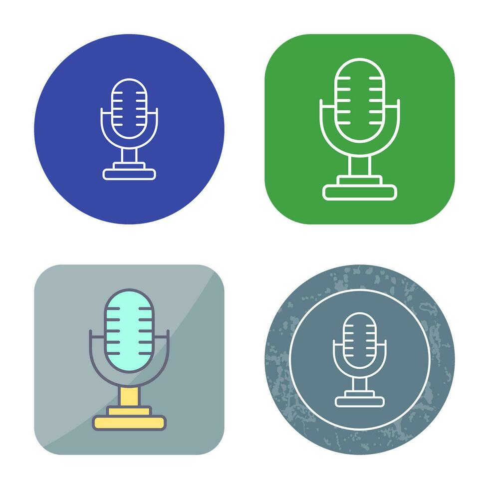 microfoon vector pictogram