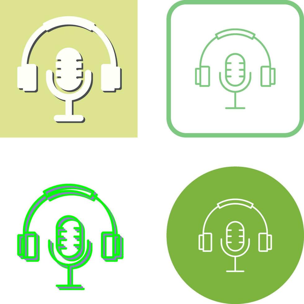 podcast vector icoon