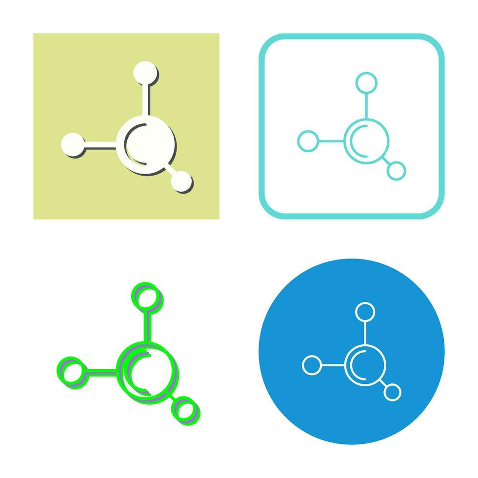 molecuul vector pictogram