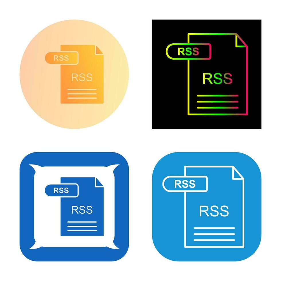 rss vector icoon