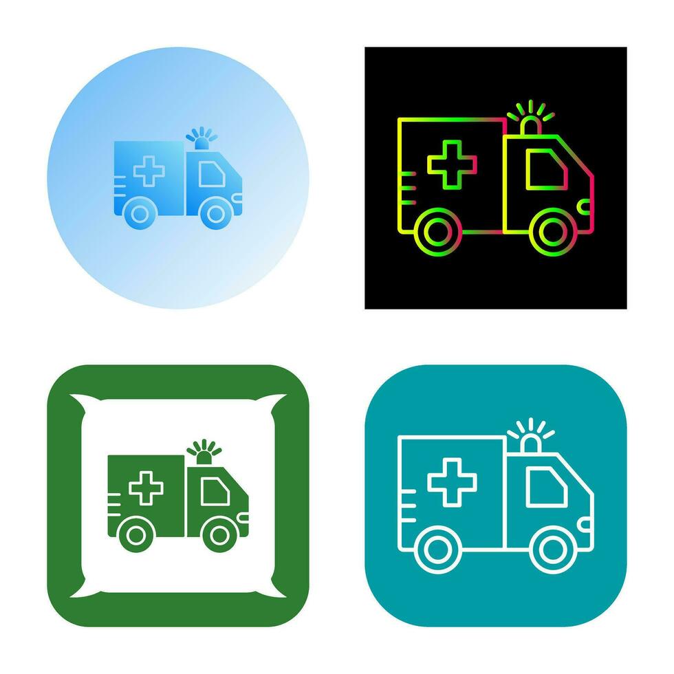 ambulance vector pictogram