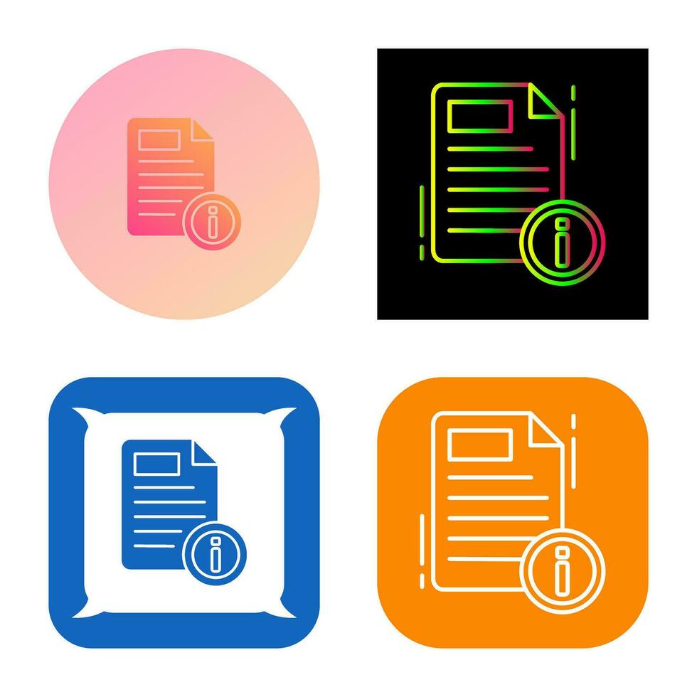 document vector pictogram