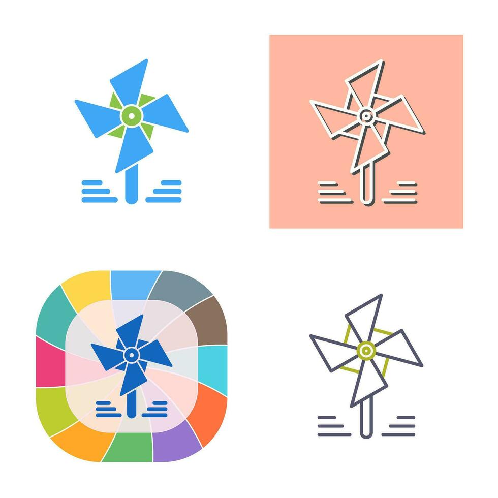 pinwheel vector icoon