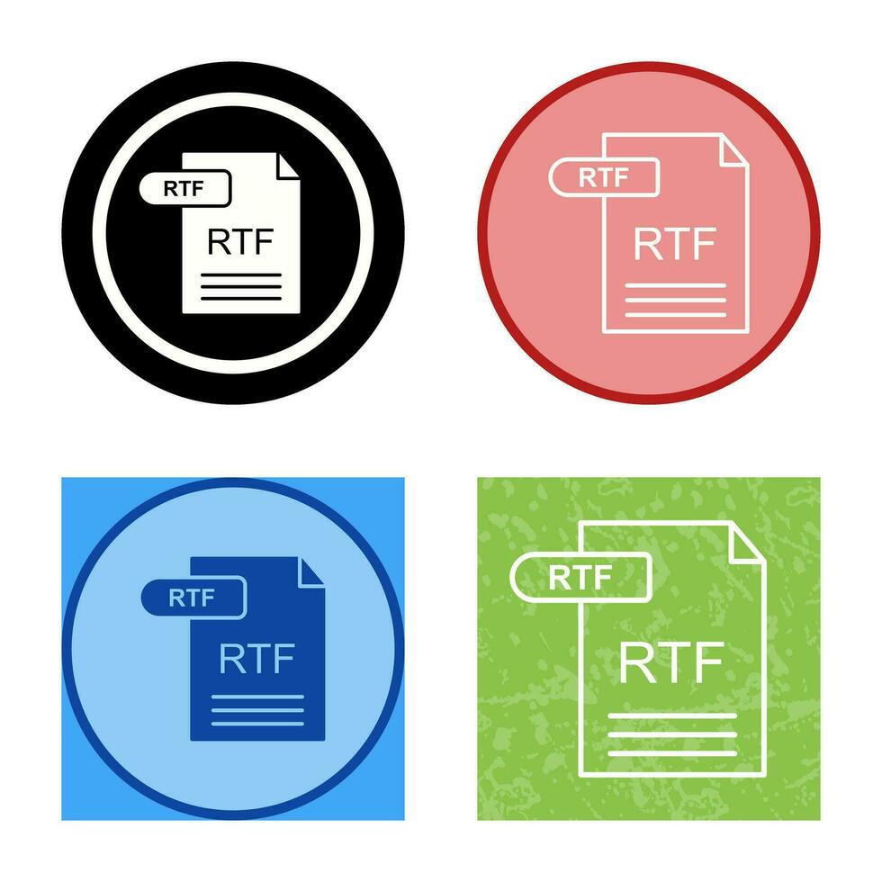 rtf vector icoon