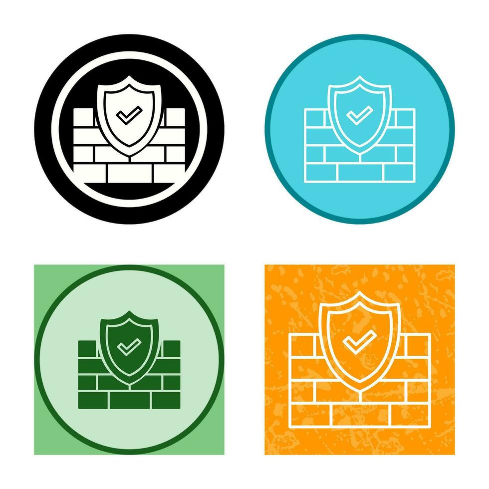 firewall vector pictogram