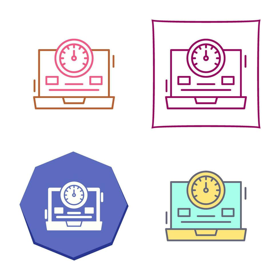 snelheidsmeter vector icoon