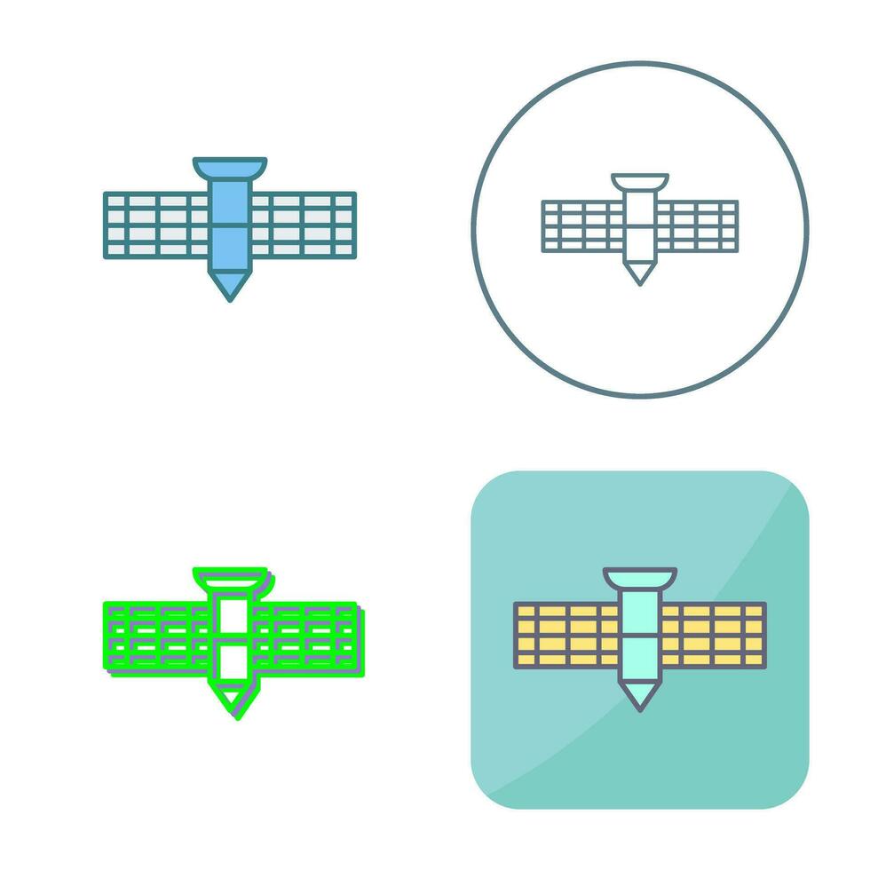 satelliet vector pictogram