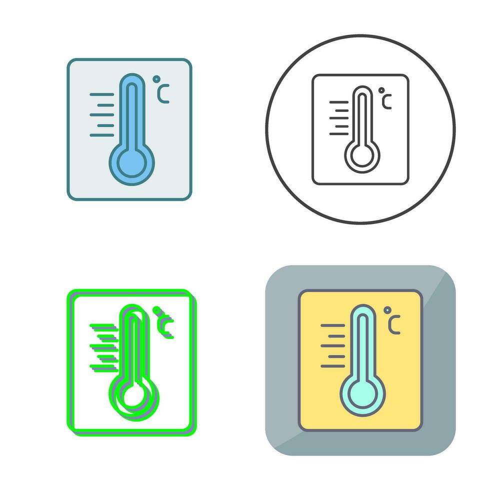 thermometer vector pictogram