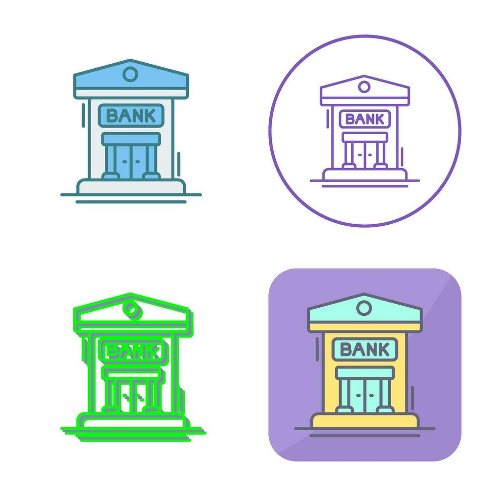 bank vector pictogram