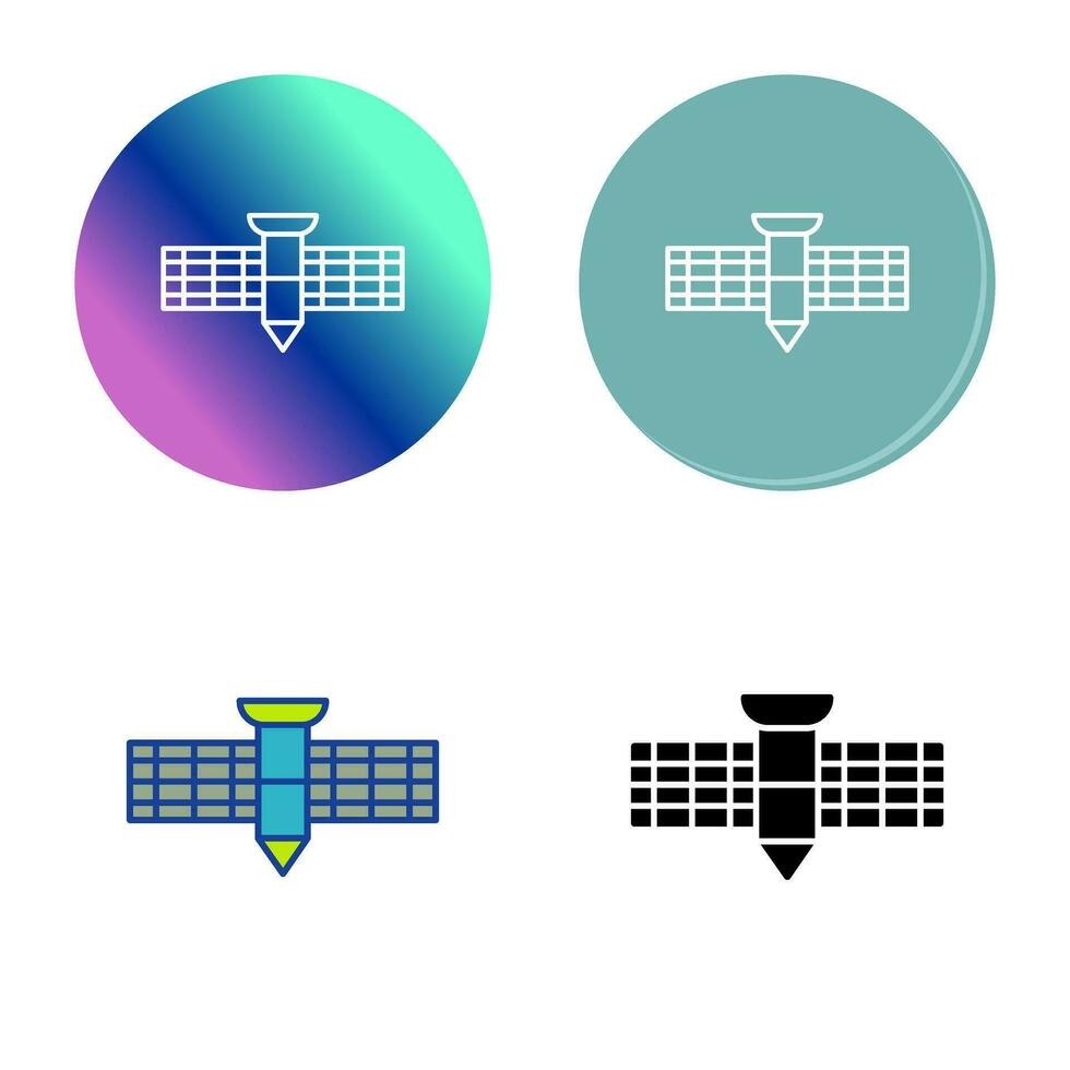 satelliet vector pictogram