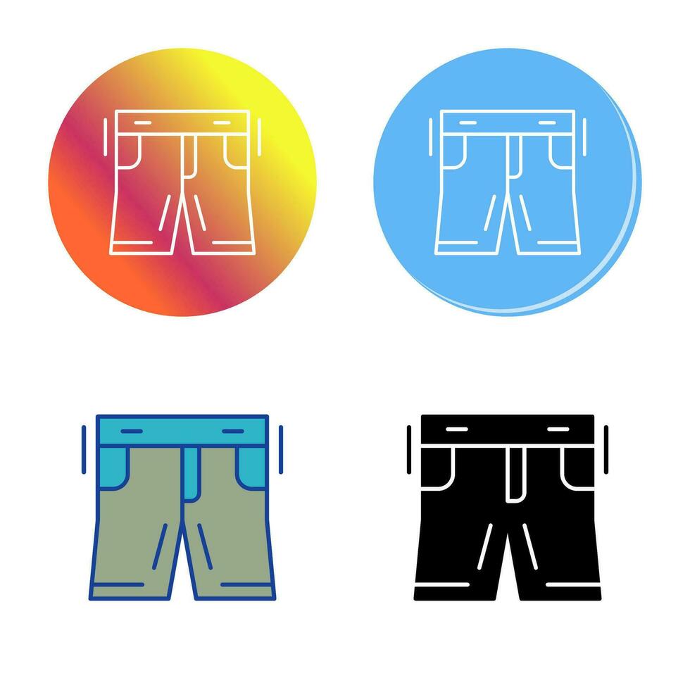 korte broek vector pictogram