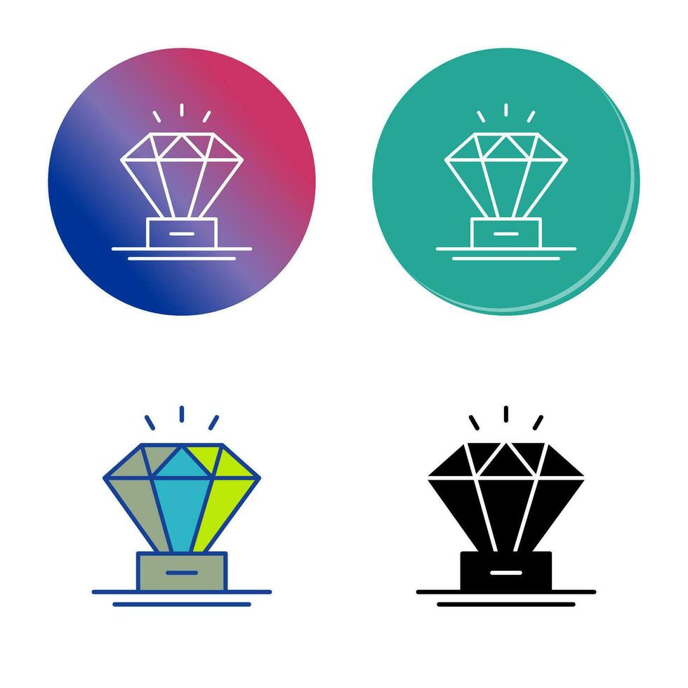 diamant vector pictogram