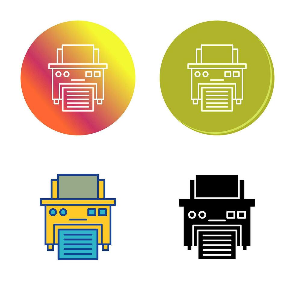 printer vector pictogram