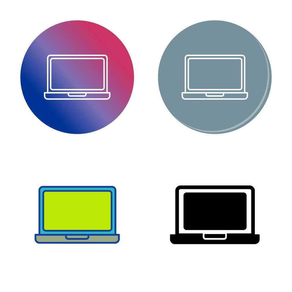 laptop vector pictogram