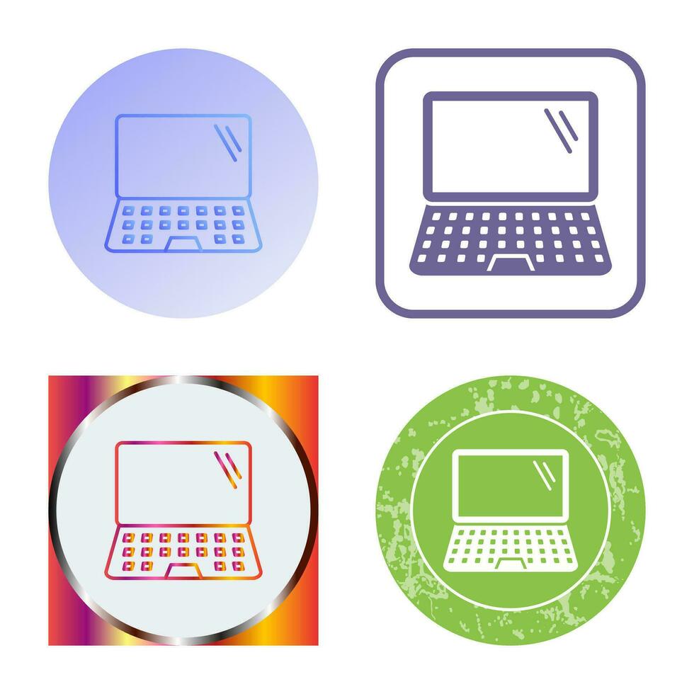 laptop vector pictogram